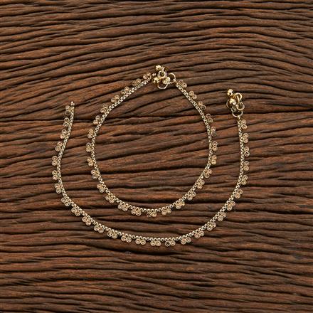 Buy Antique Delicate Payal With Mehndi Plating 217027 | Kanhai Jewels