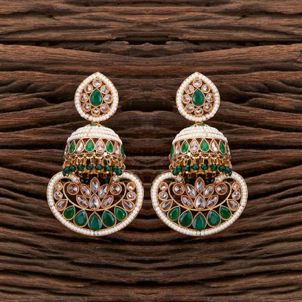 Antique Moti Earring With Gold Plating