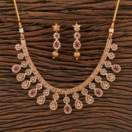 Antique Classic Necklace With Gold Plating