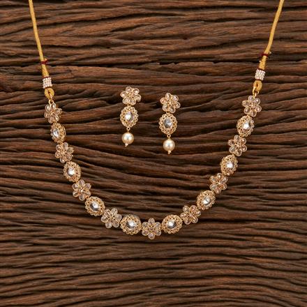 Antique Classic Necklace With Gold Plating