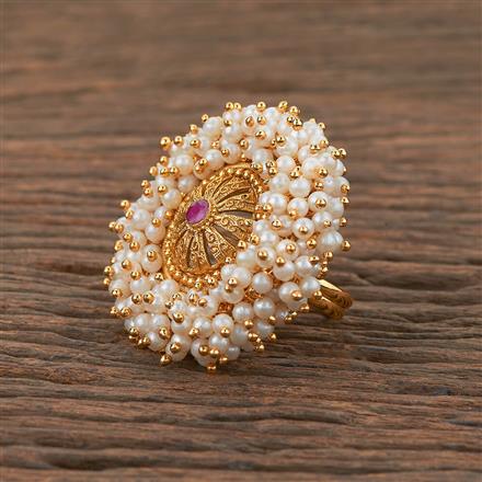 Antique Adjustable Ring With Gold Plating