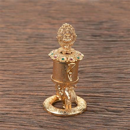 Antique Classic Sindoor Box With Gold Plating