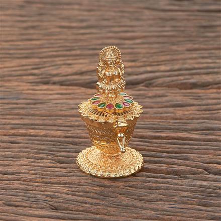 Antique Classic Sindoor Box With Gold Plating