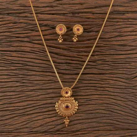 Antique Classic Pendant Set With Gold Plating