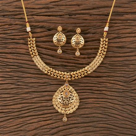 Antique Classic Necklace With Gold Plating