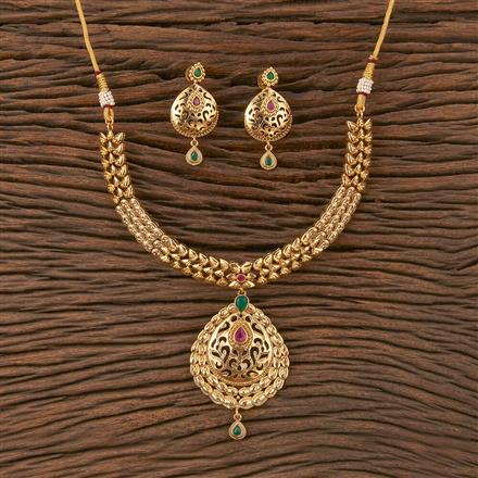 Antique Classic Necklace With Gold Plating