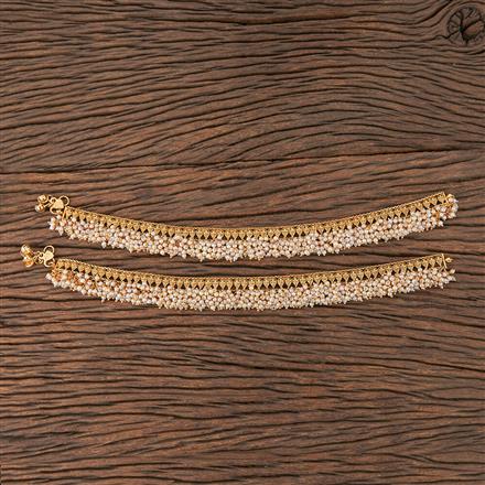 Antique Moti Payal With Gold Plating