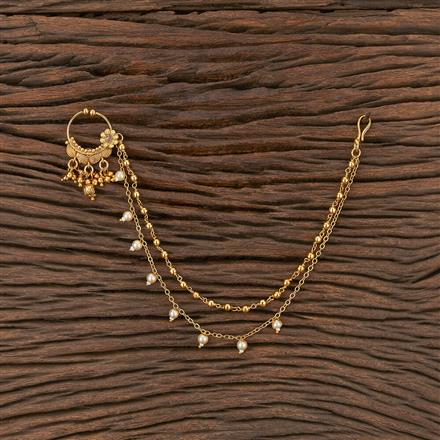 Antique Pressing Nose Ring With Gold Plating