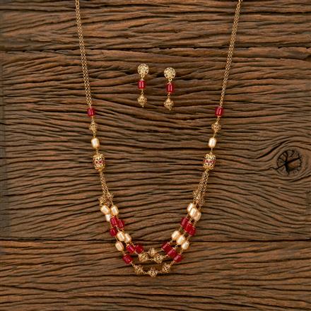 Antique Mala Necklace With Gold Plating