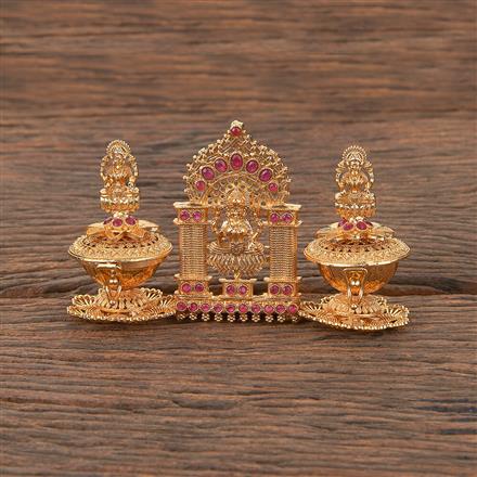 Antique Classic Sindoor Box With Gold Plating