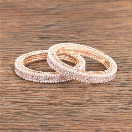 Antique Classic Bangles With Rose Gold Plating