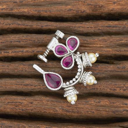 Antique Classic Nose Ring With Matte Rhodium Plating