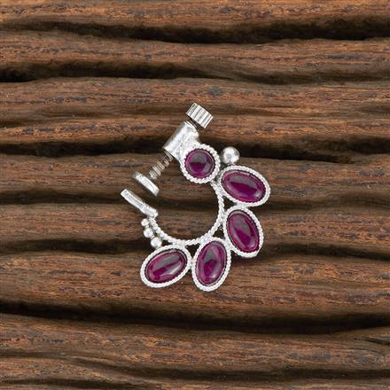 Antique Classic Nose Ring With Matte Rhodium Plating