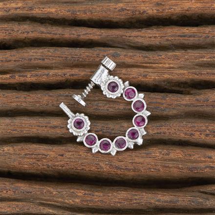 Antique Classic Nose Ring With Matte Rhodium Plating