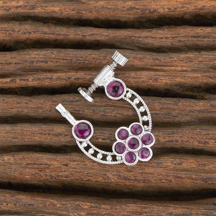 Antique Classic Nose Ring With Matte Rhodium Plating