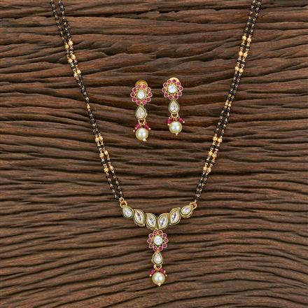 Antique Meenakari Mangalsutra With Gold Plating
