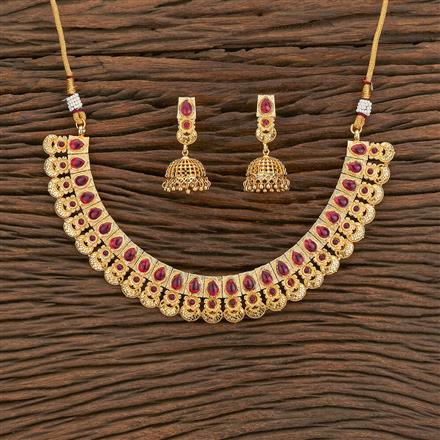 Antique Classic Necklace With Gold Plating