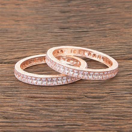 Antique Classic Bangles With Rose Gold Plating