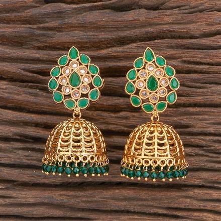 Antique Jhumki With Gold Plating