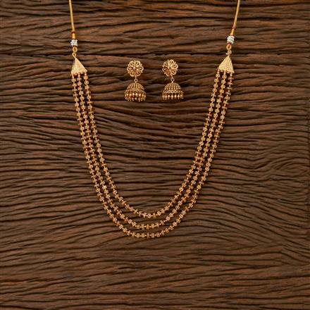 Antique Mala Necklace With Gold Plating