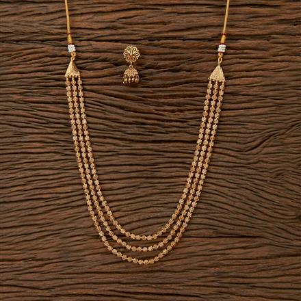 Antique Mala Necklace With Gold Plating
