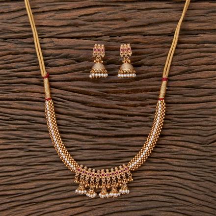 Antique Mala Necklace With Gold Plating