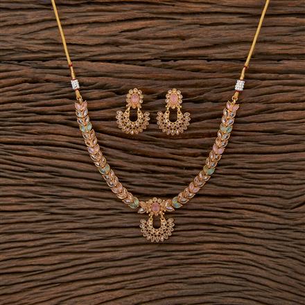 Antique Classic Necklace With Gold Plating