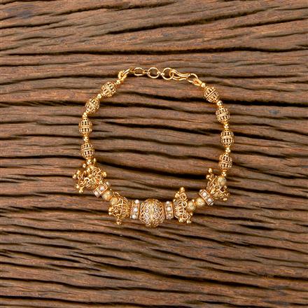 Antique Adjustable Bracelet With Gold Plating