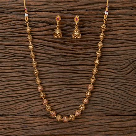 Antique Mala Necklace With Gold Plating