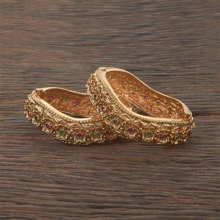 Antique Openable Bangles With Gold Plating