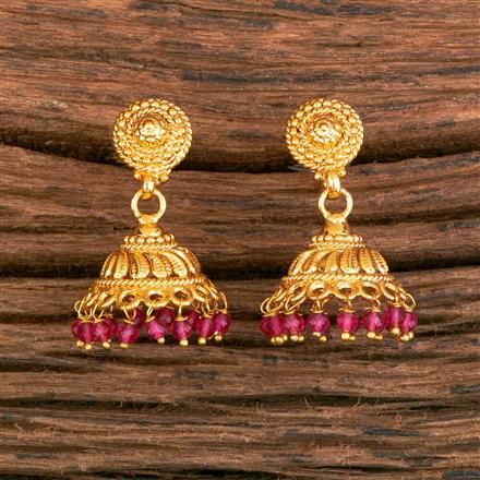 Antique Jhumki With Gold Plating