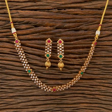 Antique Delicate Necklace With Gold Plating