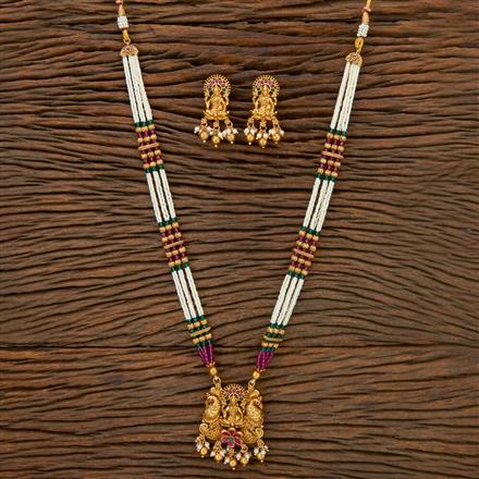 Antique South Indian Pendant Set With Gold Plating