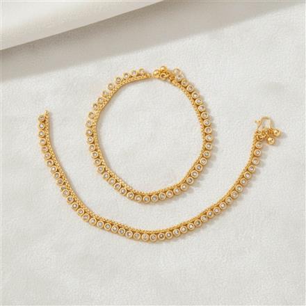 Antique Delicate Payal With Gold Plating