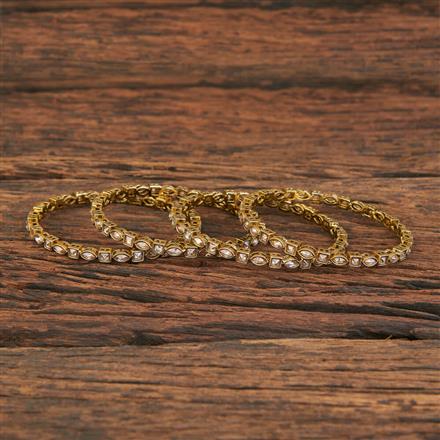 Antique Classic Bangles With Mehndi Plating