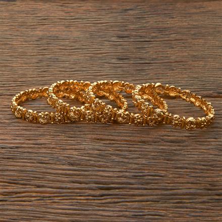 Antique Peacock Bangles With Gold Plating