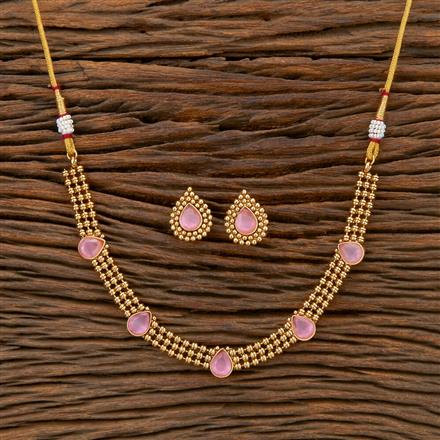 Antique Delicate Necklace With Gold Plating