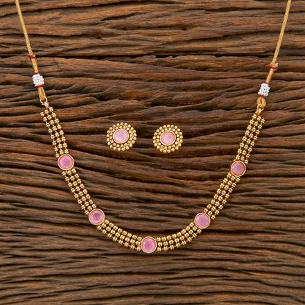 Antique Delicate Necklace With Gold Plating