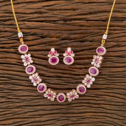 Antique Classic Necklace With Rose Gold Plating