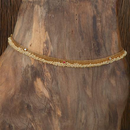 Antique Pearl Belt With Gold Plating