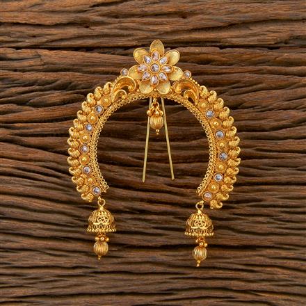 Antique Classic Hair Brooch With Gold Plating