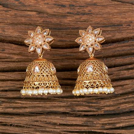 Antique Jhumki With Gold Plating