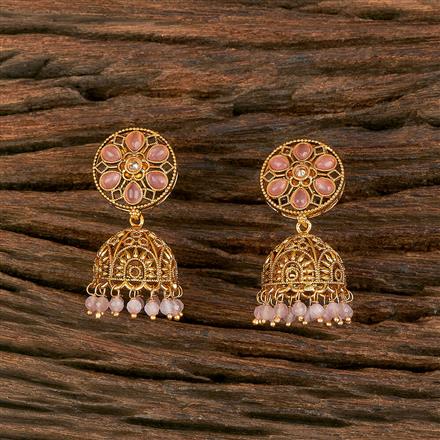Antique Jhumki With Gold Plating