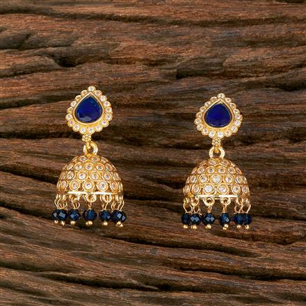 Antique Jhumki With Gold Plating