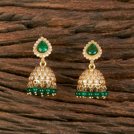 Antique Jhumki With Gold Plating