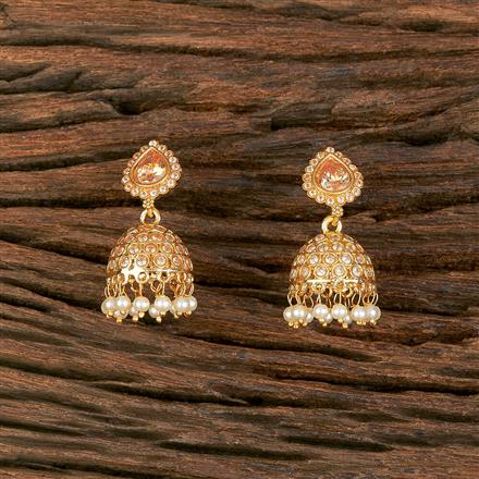 Antique Jhumki With Gold Plating
