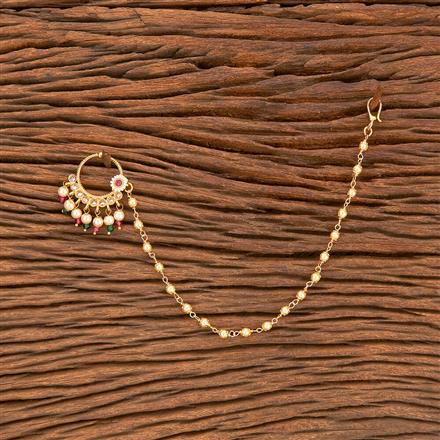 Antique Pressing Nose Ring With Gold Plating