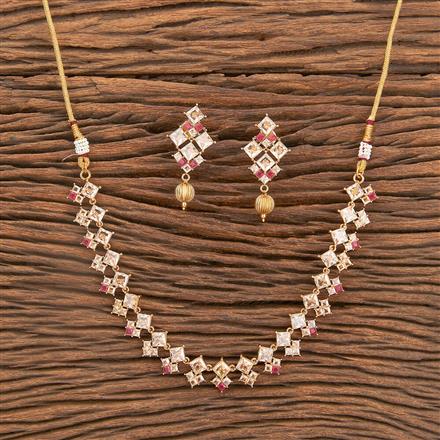 Antique Classic Necklace With Gold Plating