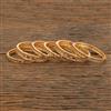 Antique Classic Bangles With Matte Gold Plating