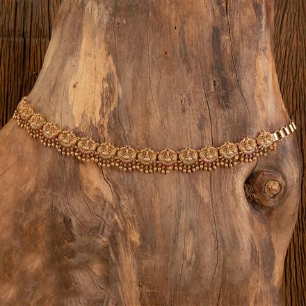 Antique South Indian Belt With Matte Gold Plating
